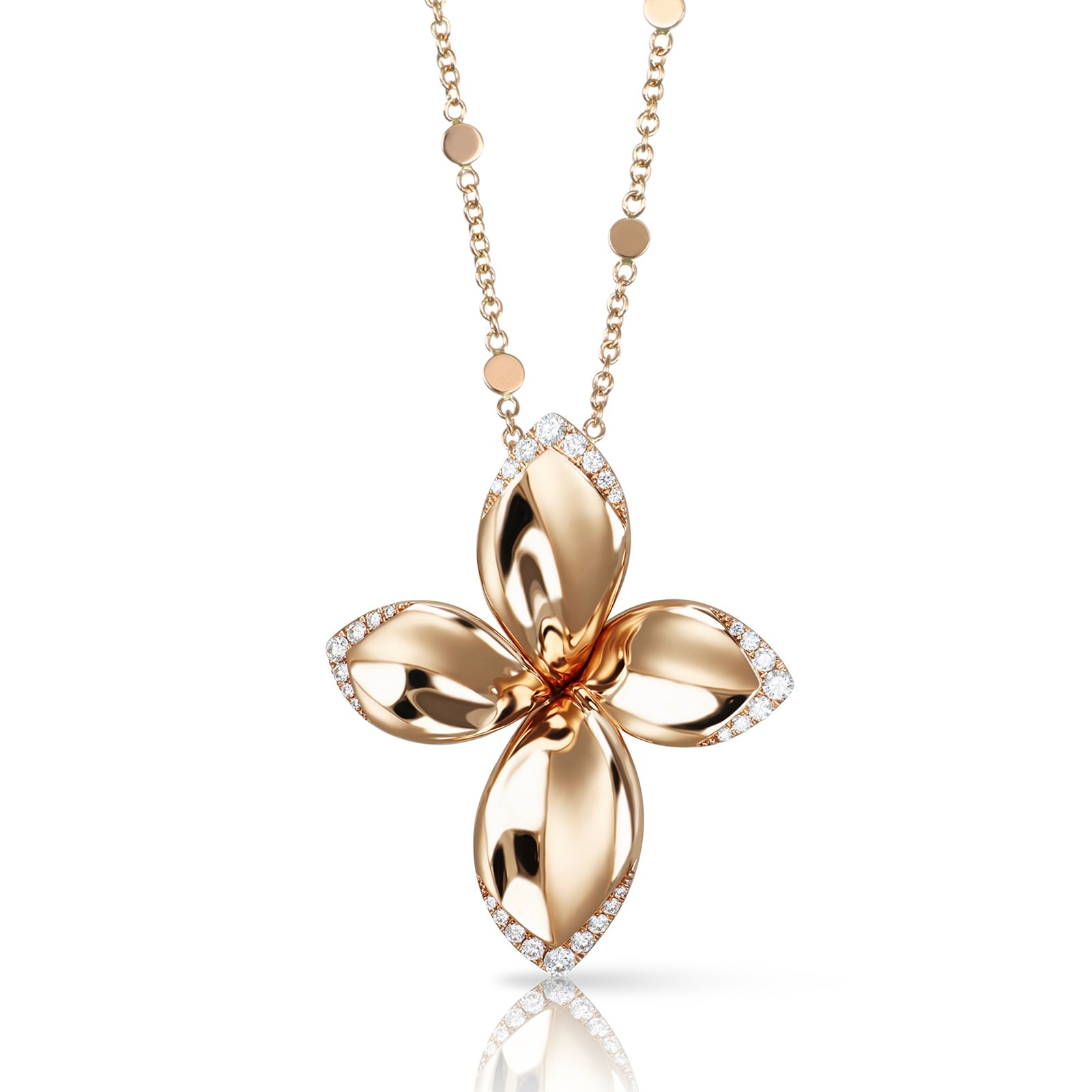 Pasquale Bruni 18k Rose Gold Giardini Segreti 0.67cttw Diamond Necklace 90cm Pasquale Bruni 18k Rose Gold Giardini Segreti 0.67cttw Diamond Necklace 90cm