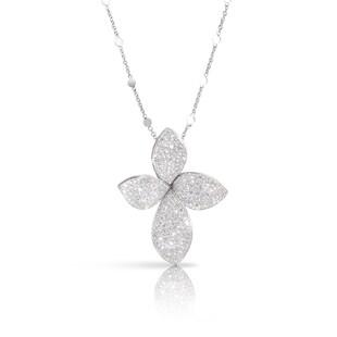 Pasquale Bruni Giardini Segreti Necklace in 18ct White Gold with Diamonds