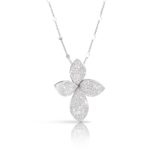Pasquale Bruni Giardini Segreti Necklace in 18ct White Gold with Diamonds