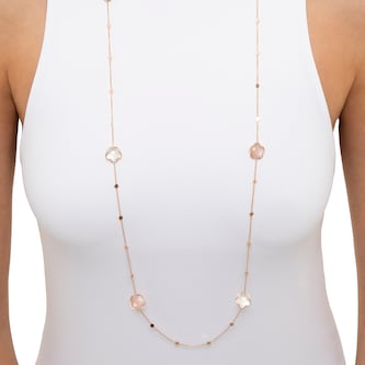 Pasquale Bruni Sautoir in 18ct Rose Gold with Moon gems and Diamonds