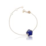 Pasquale Bruni Petit Joli Bracelet in 18ct Rose Gold with Rock Crystal and Lapis Lazuli doublet and Diamonds