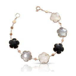 12920632 - Bouquet Lunaire Bracelet in 18ct Rose Gold with Multistones and White Diamonds