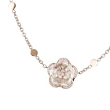Pasquale Bruni Bon Ton Necklace in 18ct Rose Gold with Rock Crystal, White and Champagne Diamonds