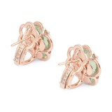 Pasquale Bruni Bon Ton Dolce Vita Stud Earrings in 18ct Rose Gold with Prasiolite and Diamonds