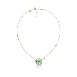 12920643 - Bon Ton Dolce Vita Necklace in 18ct Rose Gold with Prasiolite and Diamonds