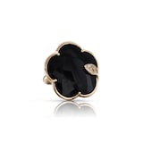 Pasquale Bruni Ton Joli Ring in 18ct Rose Gold with Onyx, White and Champagne Diamonds