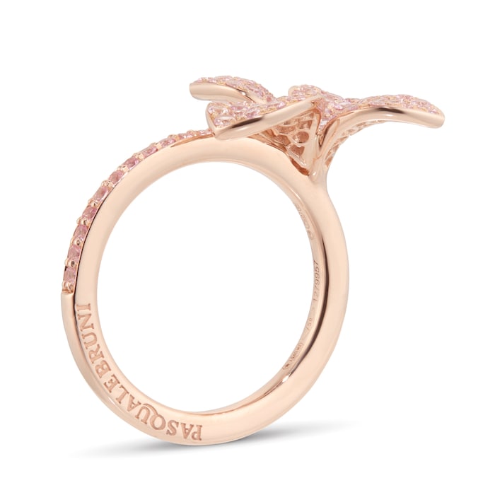 Pasquale Bruni Petit Garden Ring in 18ct Rose Gold with Pink Sapphires