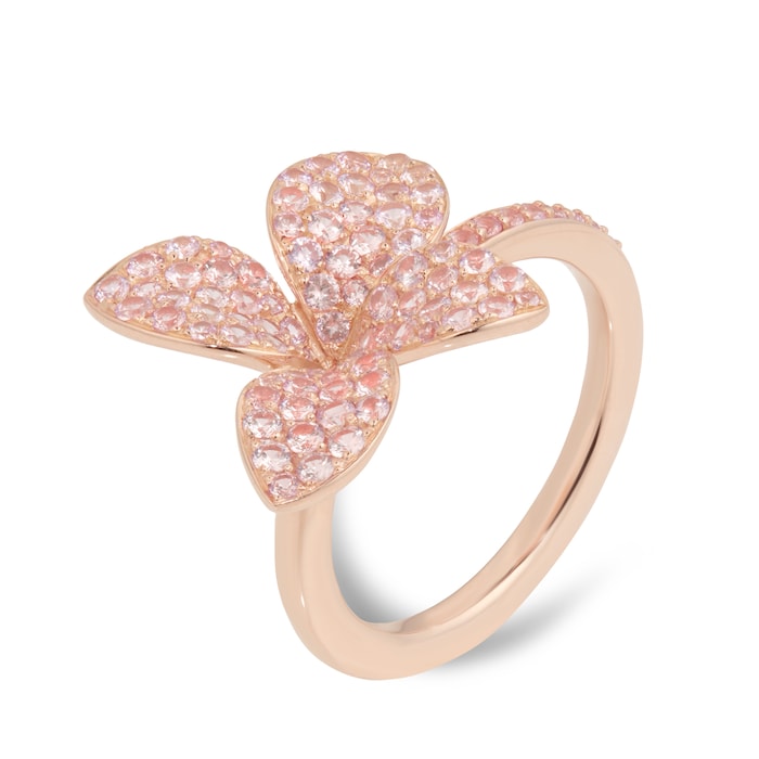 Pasquale Bruni Petit Garden Ring in 18ct Rose Gold with Pink Sapphires