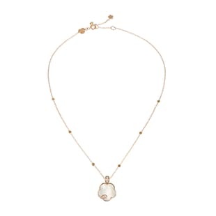 Pasquale Bruni Petit Joli Necklace in 18ct Rose Gold with Pearl of the Moon gem and Diamonds