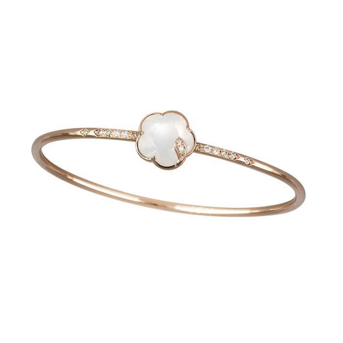 Pasquale Bruni Petit Joli Bracelet in 18ct Rose Gold with Pearl of the Moon gem and Diamonds