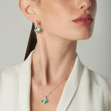 Pasquale Bruni Petit Joli Necklace in 18ct Rose Gold with Lunar Garden gem and Diamonds