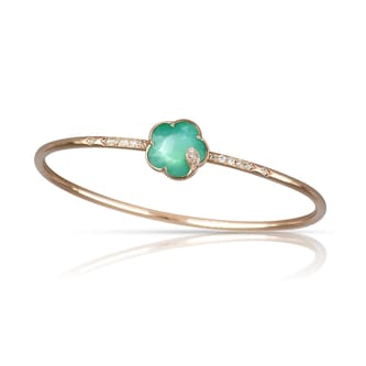 Pasquale Bruni Petit Joli Bracelet in 18ct Rose Gold with Lunar Garden gem and Diamonds