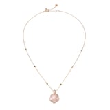 Pasquale Bruni Petit Joli Necklace in 18ct Rose Gold with Lunar Rose gem and Diamonds