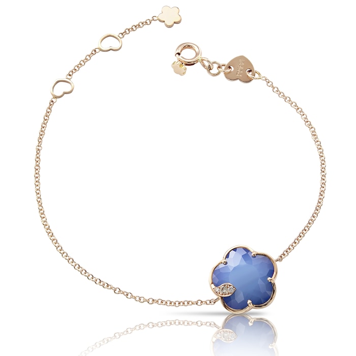 Pasquale Bruni 18K Rose Gold Petit Joli Diamond & Blue Lapis Bracelet