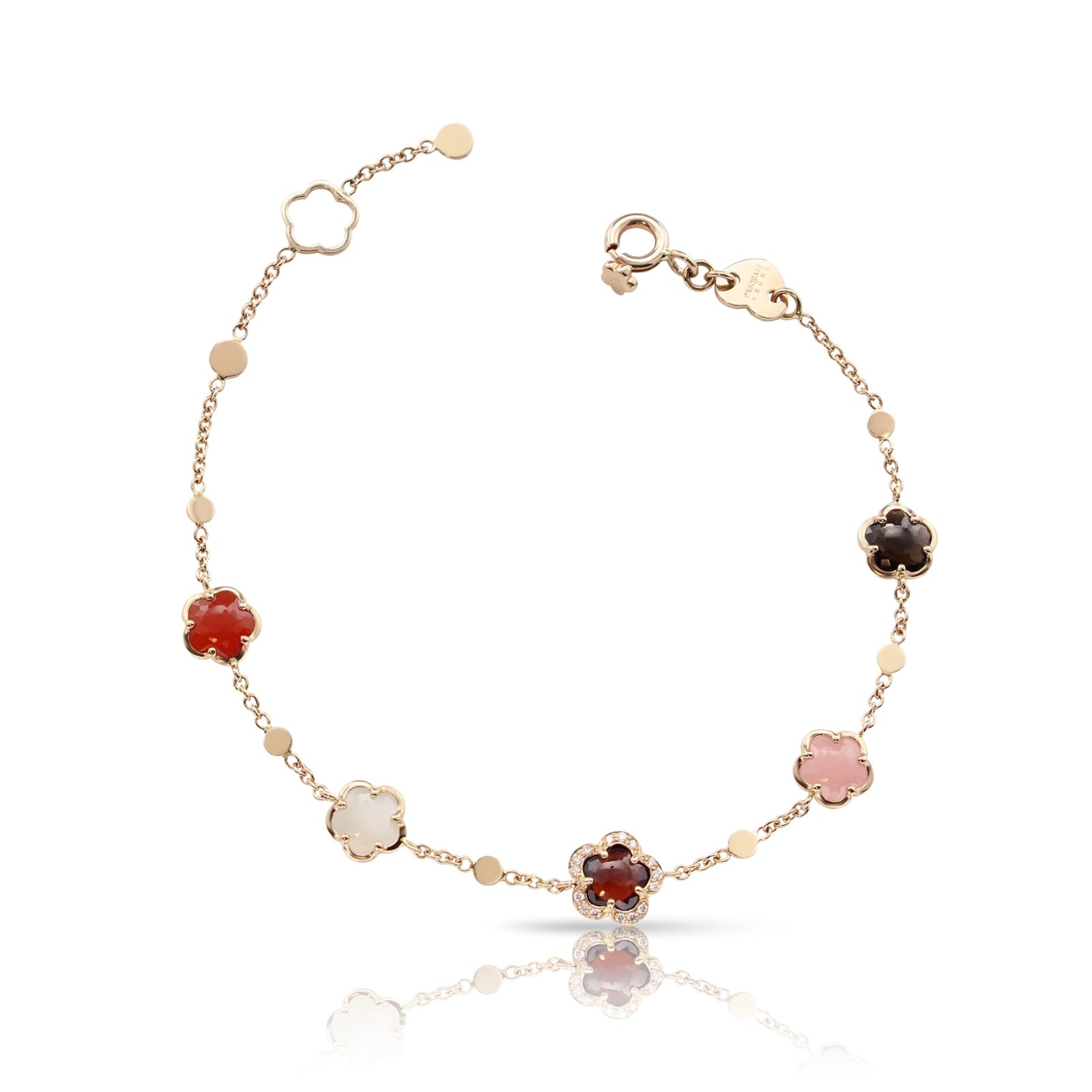 Pasquale Bruni 18K Rose Gold Figlia Dei Fiori Diamond & Mixed Gemstone Bracelet