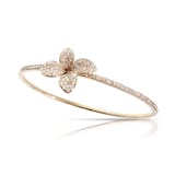 Pasquale Bruni Petit Garden 18ct Rose Gold Bangle with Diamonds