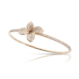 12920746 - Petit Garden 18ct Rose Gold Bangle with Diamonds