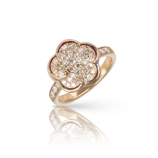 Pasquale Bruni Petit Joli Ring in 18ct Rose Gold with Carnelian and Diamonds