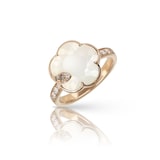 Pasquale Bruni Petit Joli Ring in 18ct Rose Gold with Pearl of the Moon gem and Diamonds