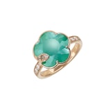 Pasquale Bruni Petit Joli Ring in 18ct Rose Gold with Lunar Garden gem and Diamonds