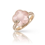 Pasquale Bruni Petit Joli Ring in 18ct Rose Gold with Lunar Rose gem and Diamonds