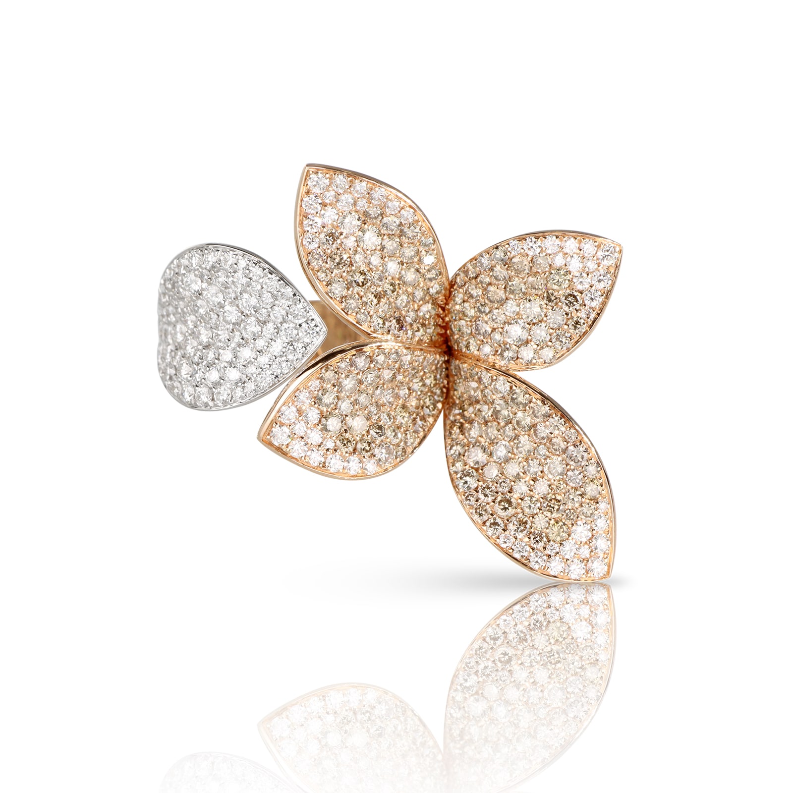 Pasquale Bruni 18K Rose & White Gold Giardini Segreti Diamond Ring