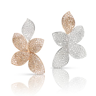 Pasquale Bruni 18K Rose & White Gold Giardini Segreti Diamond Earrings Pasquale Bruni 18K Rose & White Gold Giardini Segreti Diamond Earrings