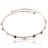 Pasquale Bruni 18K Rose Gold Figlia Dei Fiori Diamond & Mixed Gemstone Choker Necklace
