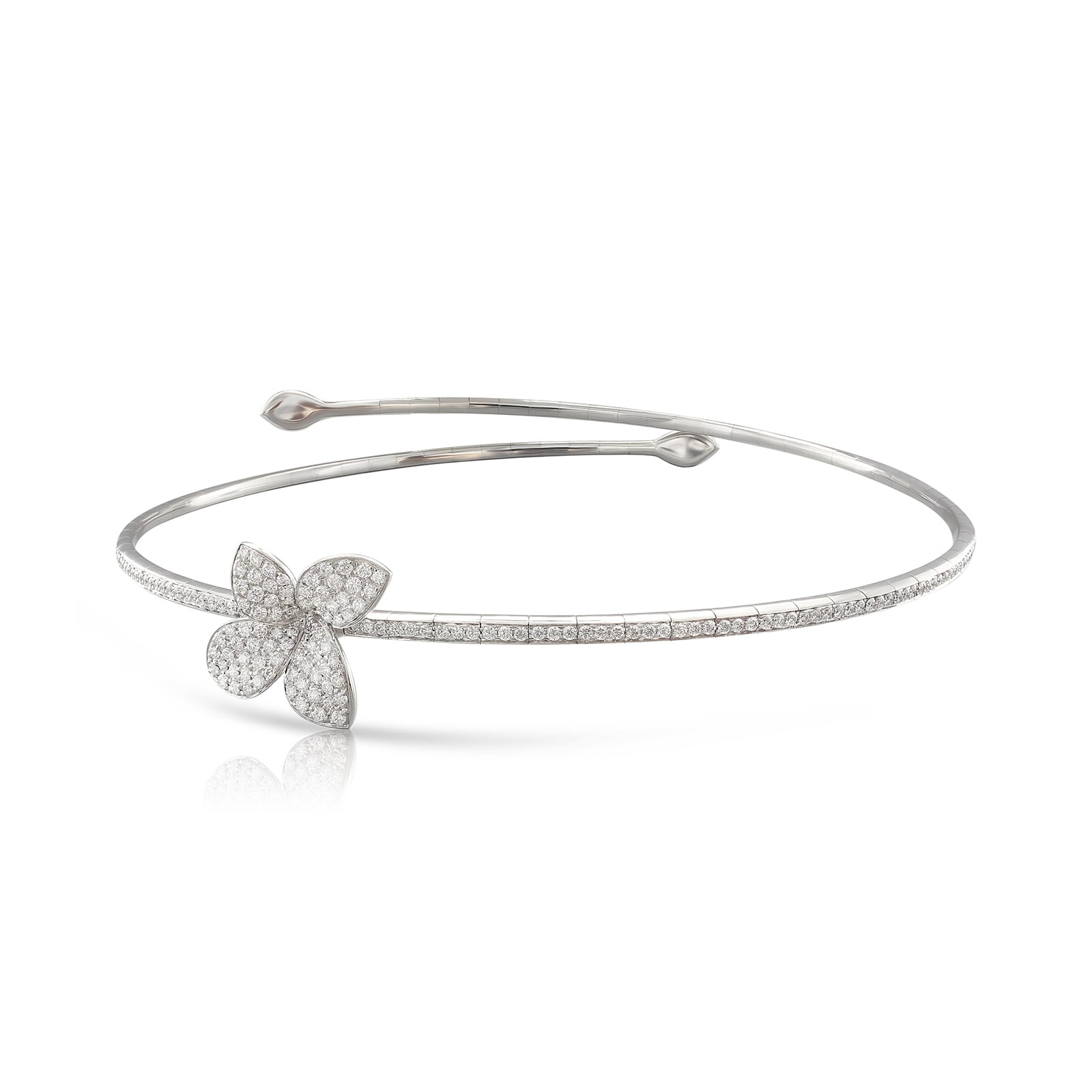 Pasquale Bruni Petit Garden Choker In 18ct White Gold With Diamonds