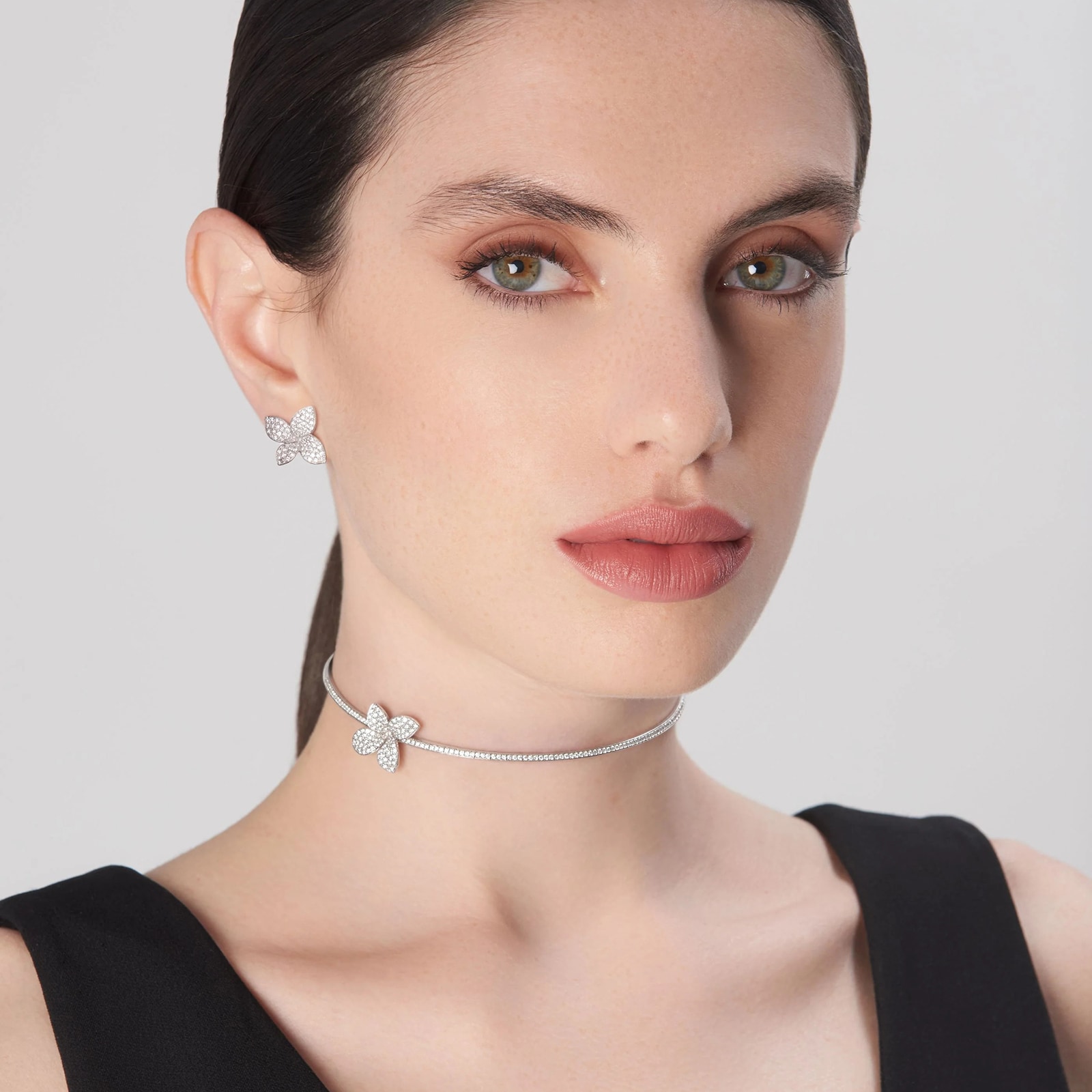 Pasquale Bruni Petit Garden Choker In 18ct White Gold With Diamonds