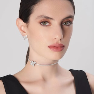 Pasquale Bruni Petit Garden Choker In 18ct White Gold With Diamonds