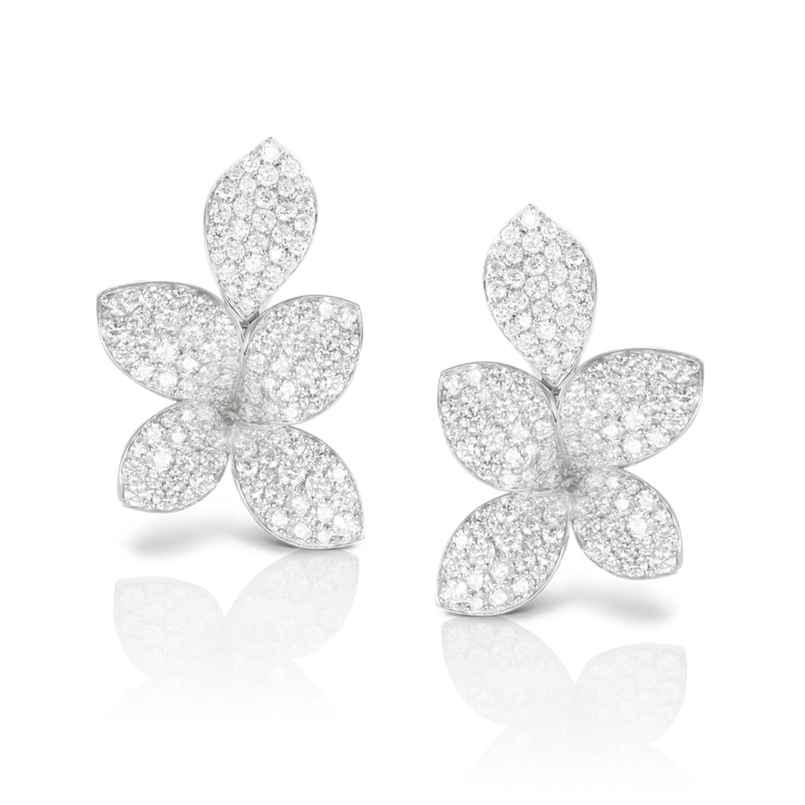 Pasquale Bruni Giardini Segreti Stud Earrings in 18ct White Gold
