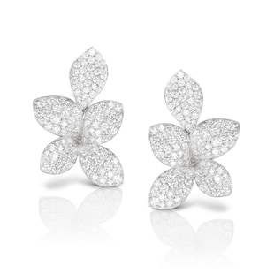 Pasquale Bruni Giardini Segreti Stud Earrings in 18ct White Gold