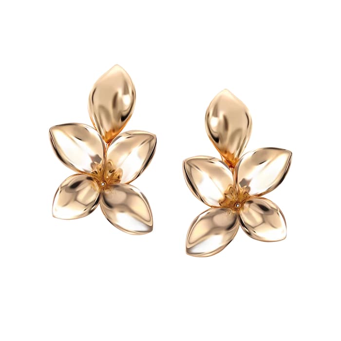 Pasquale Bruni 18K Rose Gold Giardini Segreti Flower Stud Earrings