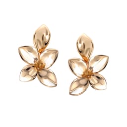12920823 - 18ct Rose Gold Giardini Segreti Flower Stud Earrings