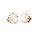 Pasquale Bruni 18K Rose Gold Petit Joli Lunaire Diamond & Mother Of Pearl Stud Earrings