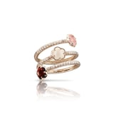 Pasquale Bruni 18K Rose Gold Figlia Dei Fiori Diamond & Mixed Gemstone Ring