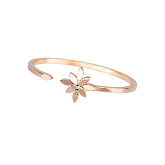 Pasquale Bruni 18K Rose Gold Ghirlanda Luce Di Loto Open Bangle