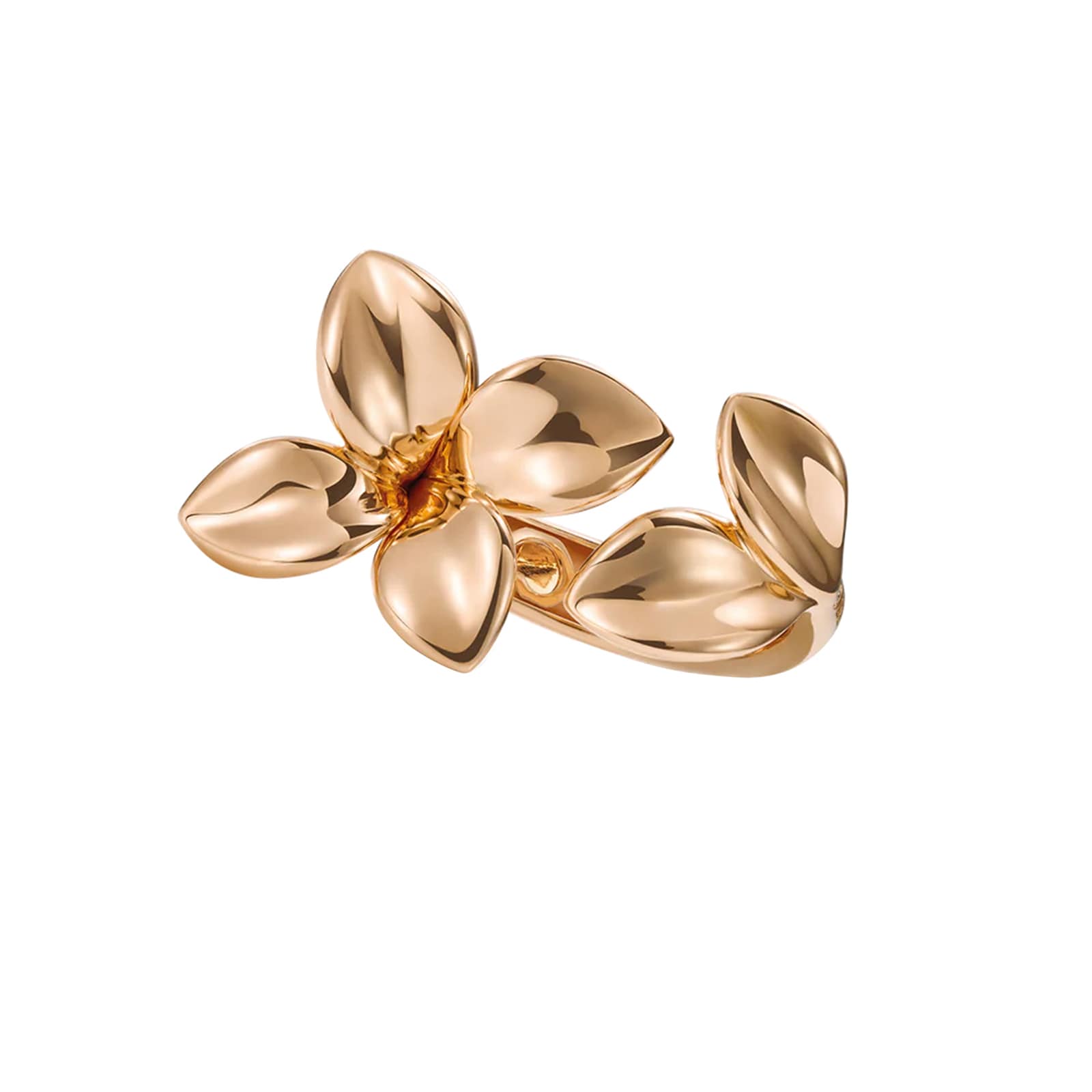 Pasquale Bruni 18K Rose Gold Giardini Segreti Flower Ring - Size 6.5