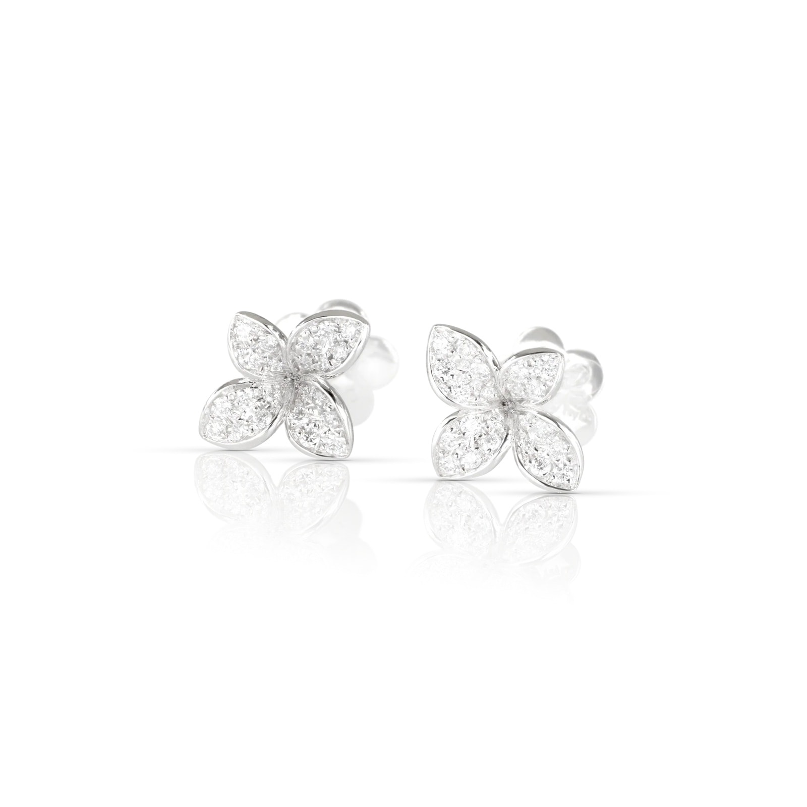 Pasquale Bruni Petit Garden Stud Earrings In 18ct White Gold With White Diamonds Pasquale Bruni Petit Garden Stud Earrings In 18ct White Gold With White Diamonds