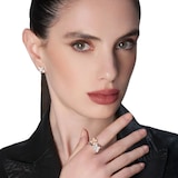 Pasquale Bruni Petit Garden Stud Earrings In 18ct White Gold With White Diamonds