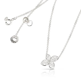 Pasquale Bruni Petit Garden Necklace In 18ct White Gold With White Diamonds Pasquale Bruni Petit Garden Necklace In 18ct White Gold With White Diamonds