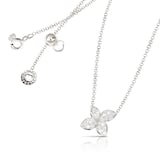 Pasquale Bruni Petit Garden Necklace In 18ct White Gold With White Diamonds