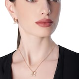 Pasquale Bruni Petit Garden Necklace In 18ct Rose Gold With White Diamonds