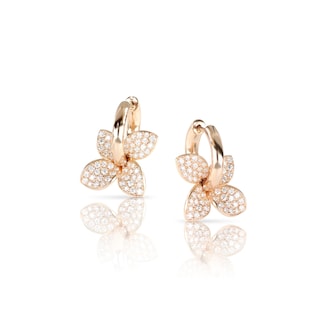 Pasquale Bruni Petit Garden Stud Earrings In 18ct Rose Gold With White Diamonds Pasquale Bruni Petit Garden Stud Earrings In 18ct Rose Gold With White Diamonds