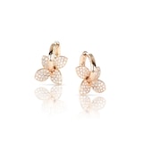 Pasquale Bruni Petit Garden Stud Earrings In 18ct Rose Gold With White Diamonds