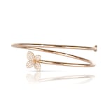 Pasquale Bruni 18K Rose Gold Petit Garden Diamond Bangle