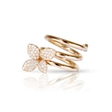 Pasquale Bruni 18K Rose Gold Petit Garden Diamond Ring