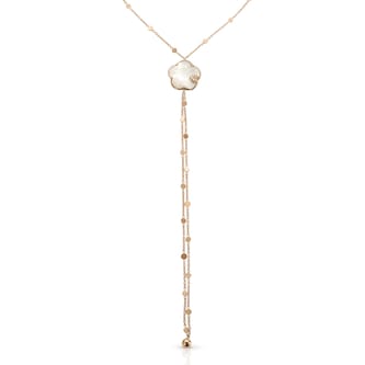 Pasquale Bruni 18K Rose Gold Ton Joli Diamond, Moonstone & Pearl Necklace