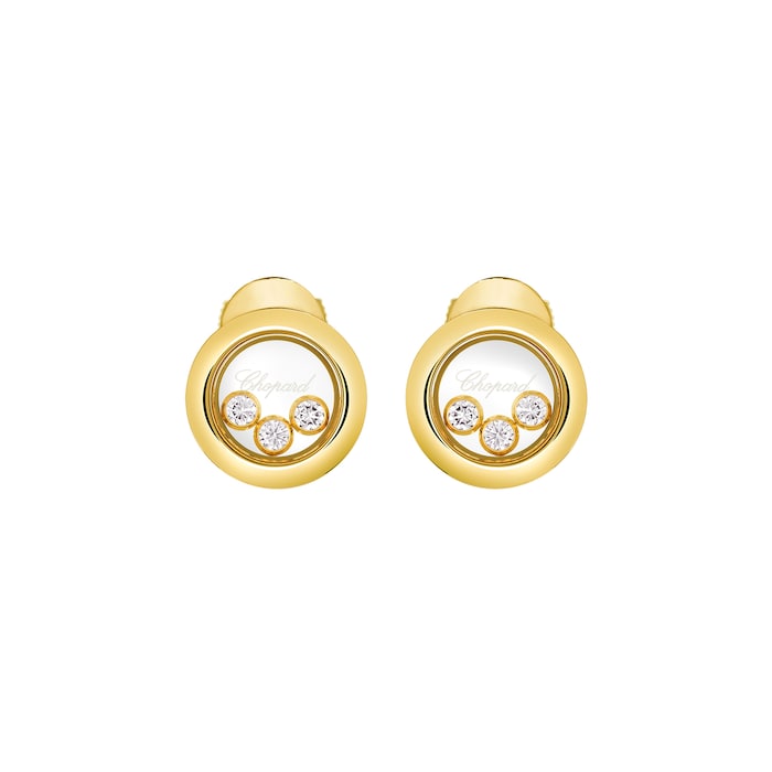 Chopard Happy Diamonds 18ct Yellow Gold Icons Earrings